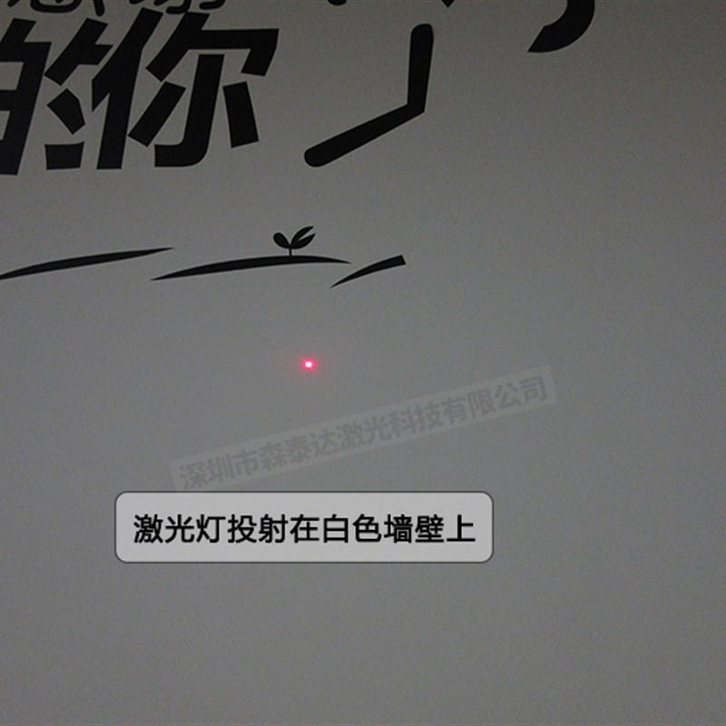 超高亮激心度红光准直圆光定位灯红点高同轴度定焦款同光指示器