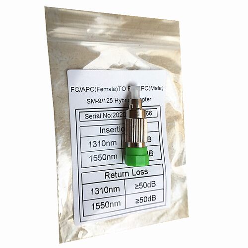 9/12Am单模光纤2C/5PC-FC/PC公母转接头阴阳式适配器F0只起定制