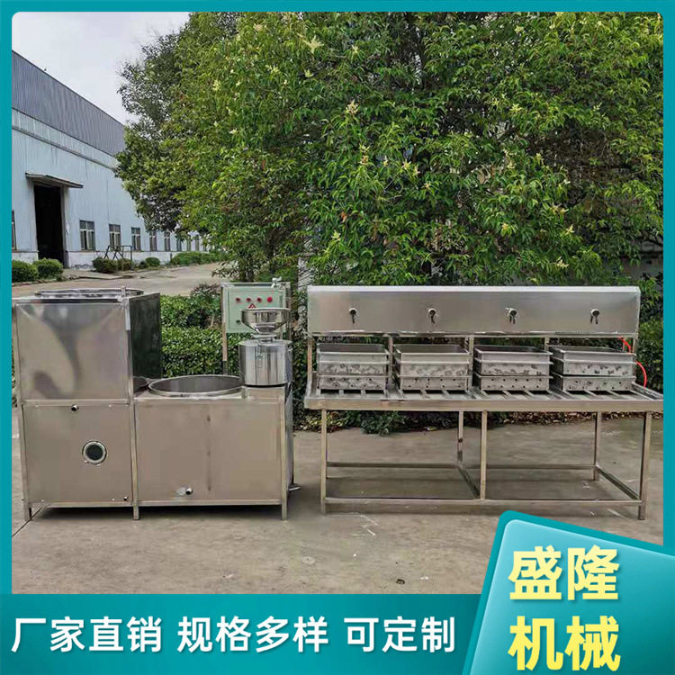 嫩豆腐成型机 商用电热全自动豆腐机 三连磨豆制品设备