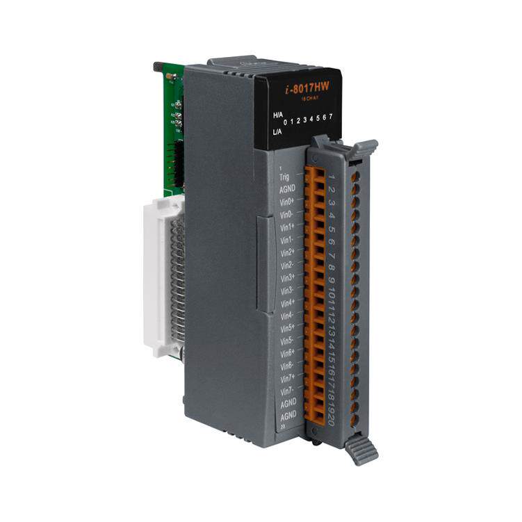I-8017HW是16路14bit电压电流输入模块采样100KS