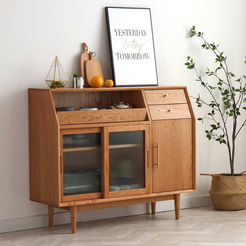 餐边柜简约后现代茶柜北欧茶水柜实木橱柜简易碗柜储物柜厂家直销,3C数码配件,摄像机配件,淘宝优惠券,粉丝福利购,淘宝优惠卷