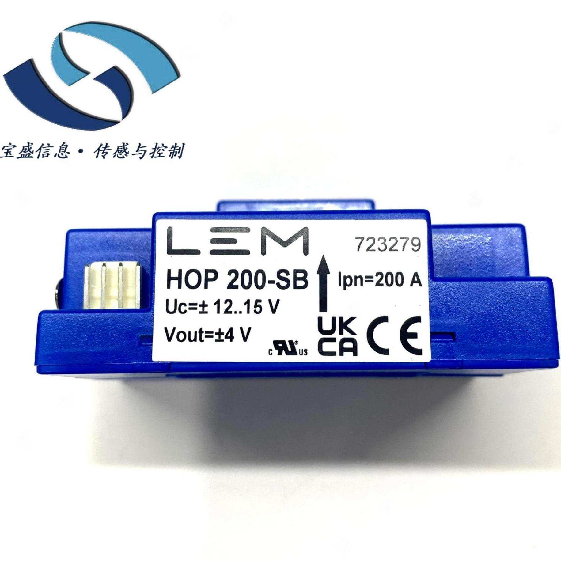 HOP200-SB LEM/莱姆 电流传感器 额定电流200A 开环霍尔效应