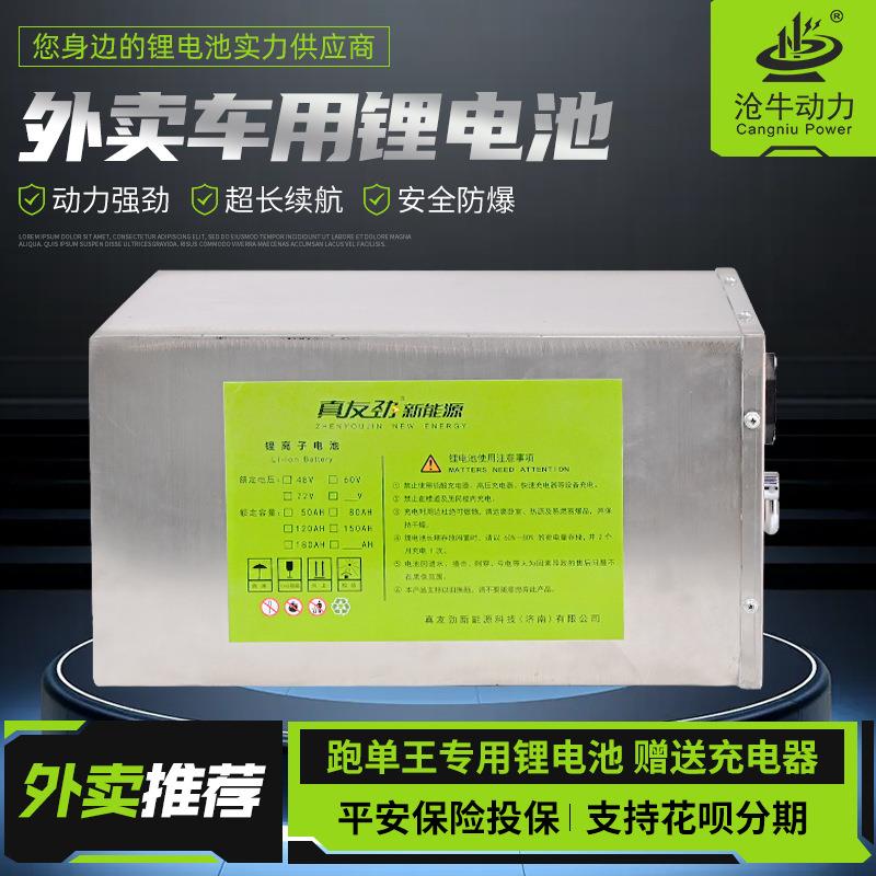 厂家直销电动摩托外卖车锂电池48/60/72V长续航二轮电动车锂电池
