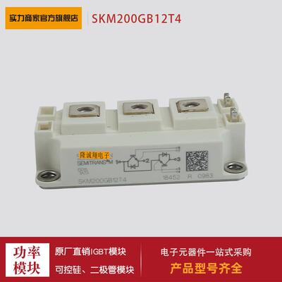 供应 功率IGBT模块SKM200GBD126D SKM200GBD126D1S品质保证
