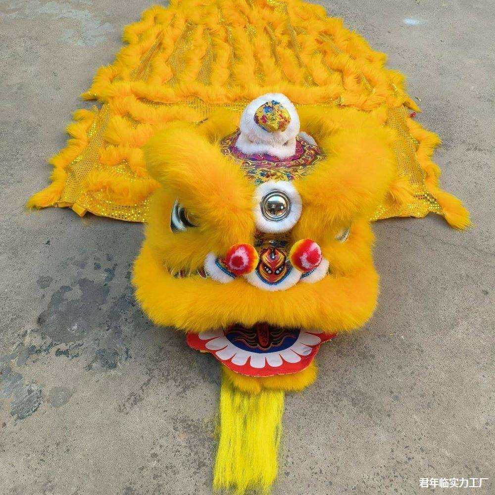 舞龙套装双人成人舞整套一整套狮子山羊全套羊毛舞狮澳洲整套一整