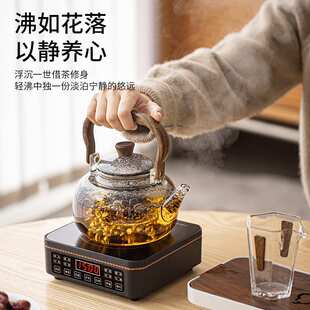 电陶炉煮茶炉新款家用小型围聚烧水专用电磁炉底座养生煮茶壶器具