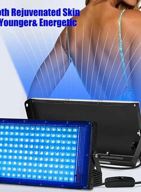 144LEDsUSB晒黑灯4/3/2/1个装460nm全蓝灯便携式面部晒黑灯日光浴