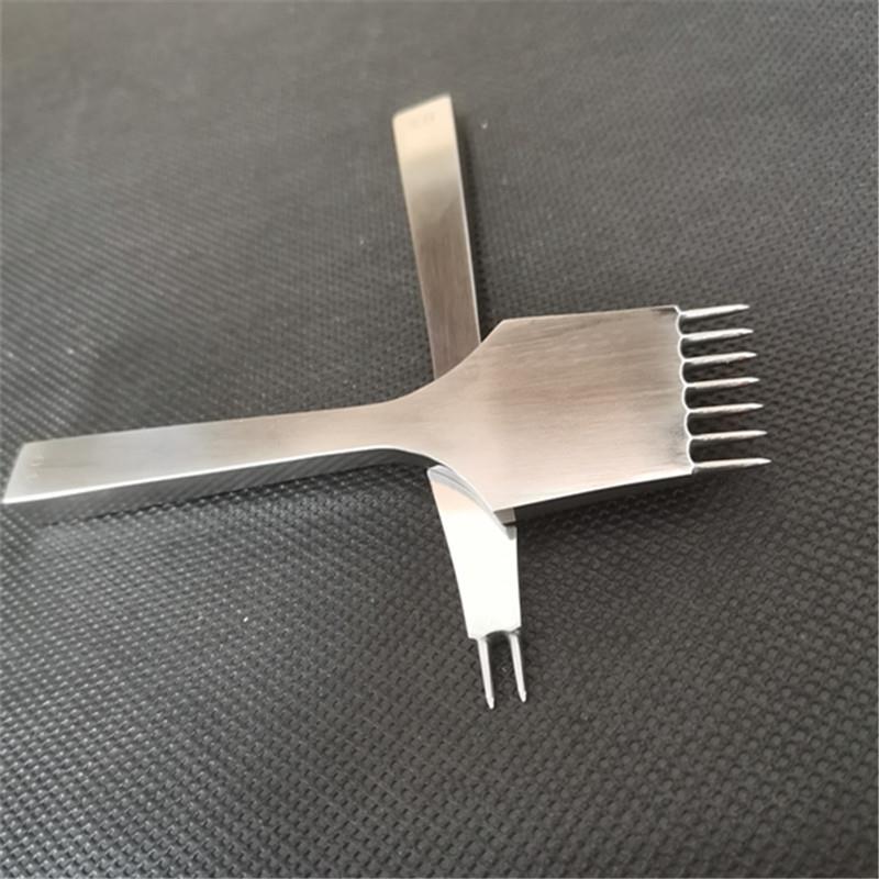 圆斩小孔皮革易穿孔手工皮革打孔工具非排冲菱斩法斩精细打磨抛光