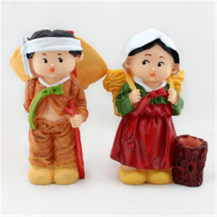 韩国民俗工艺品朝鲜族人偶娃娃家居装饰品婚礼婚庆用品摆件摆饰