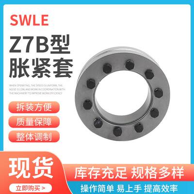 Z7B-160X265动力锁免键轴套连接套 SWLE200D免键联轴器套规格多