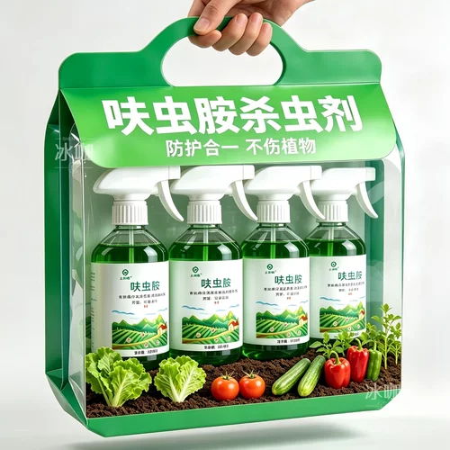 绿色瓶花肥呋虫胺强效农用家用直喷灭虫害花卉园艺室内驱虫剂