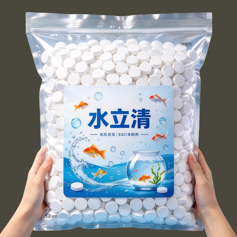 鱼缸水立清净水片去绿黄浑水
