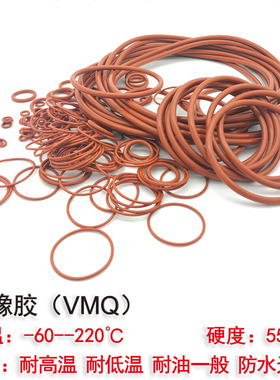 密封胶圈o型橡胶圈型硅胶防水耐高温外径20 21 22 23 24线径2.4