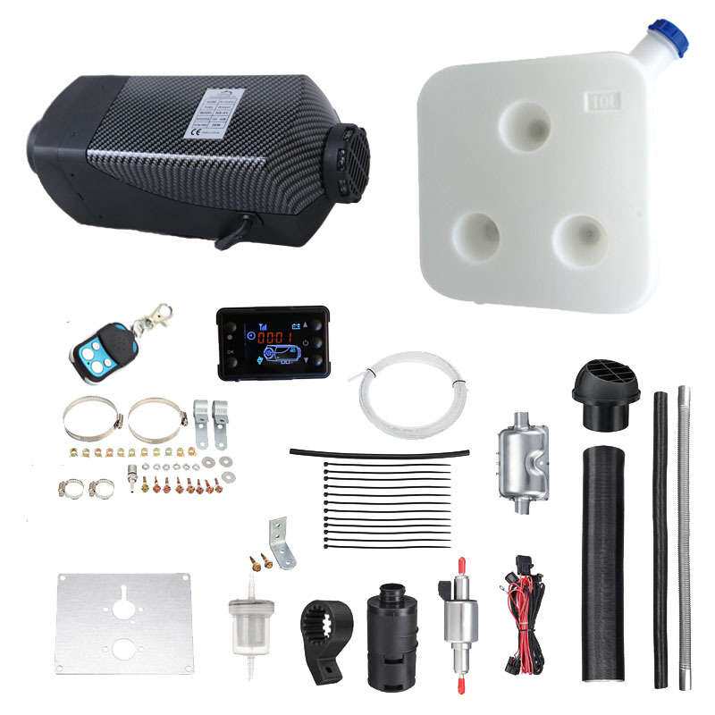 跨境2KW驻车燃油空气加热器12V车载停车暖风机取暖器柴暖英文版