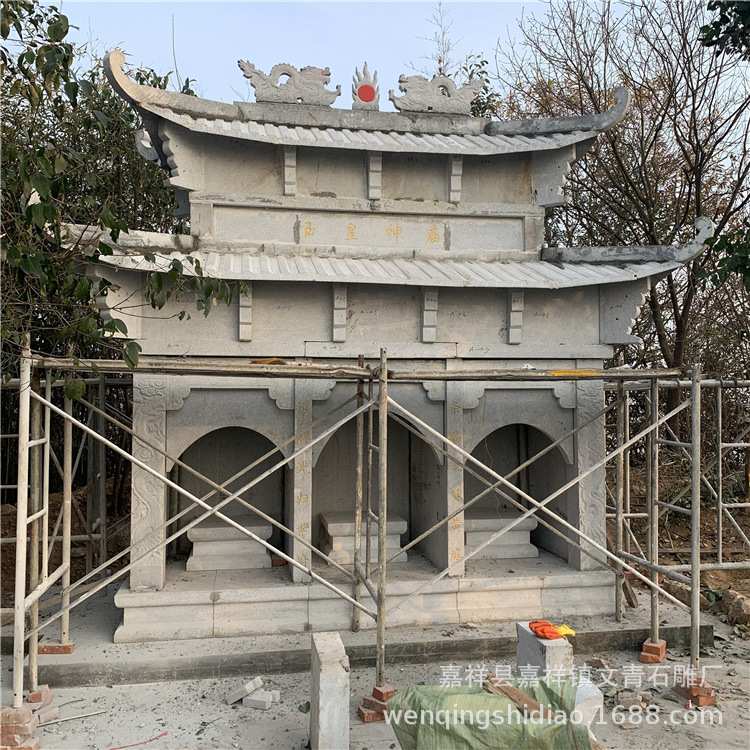 整体土地庙大型石材天王殿山神庙大理石妈祖庙土地庙舍利塔