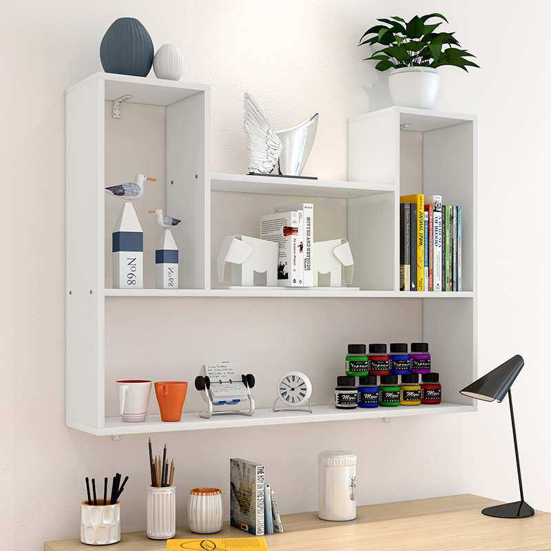 墙上置物架免打孔壁挂式壁柜墙壁挂墙面卧室隔板书架储物简约装饰,3C数码配件,摄像机配件,淘宝优惠券,粉丝福利购,淘宝优惠卷