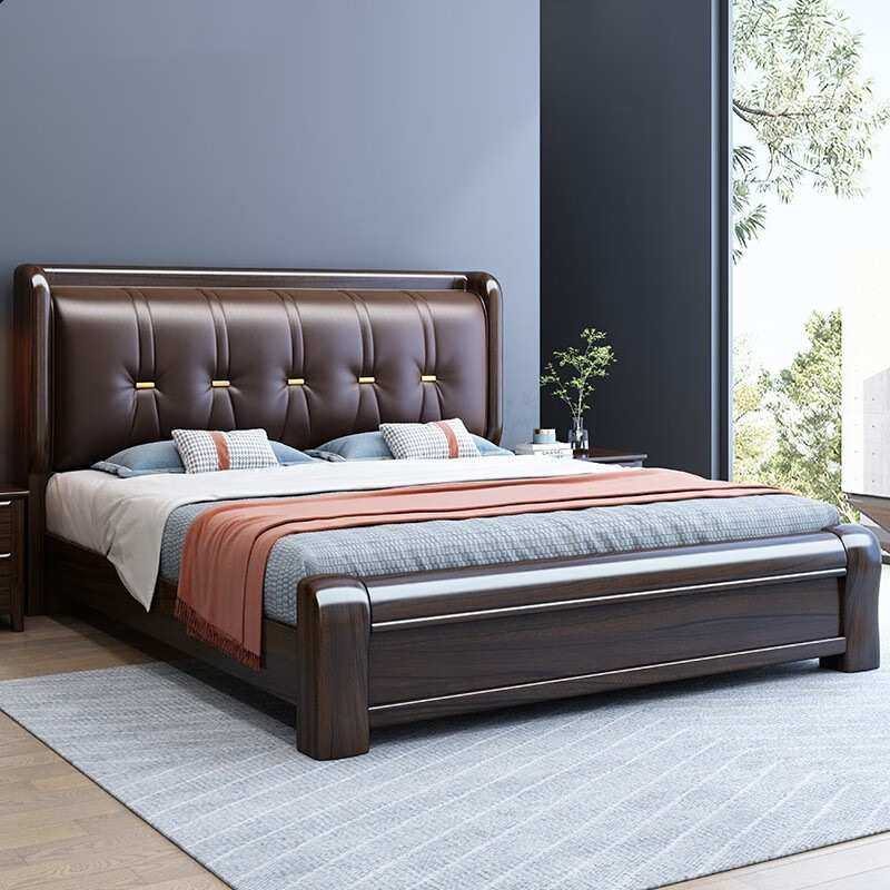 紫金檀木实木床新中式主卧大床现代简约双人床软包床高箱储物家具,3C数码配件,摄像机配件,淘宝优惠券,粉丝福利购,淘宝优惠卷