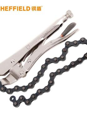 钢盾SHEFFIELD S048011链条式大力钳19英寸 多功能万用夹钳压力钳