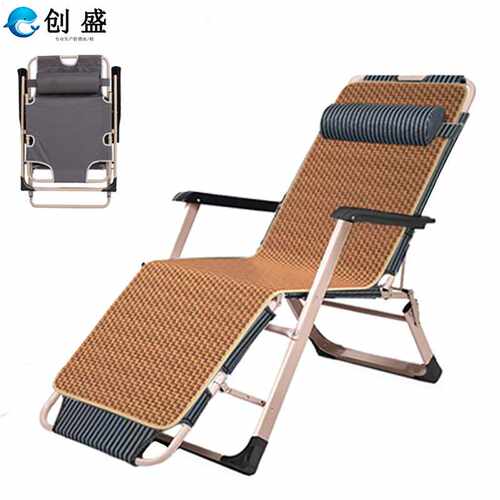躺椅折叠椅子午休午睡床椅办公室靠背椅懒人椅沙滩家用陪护便携椅