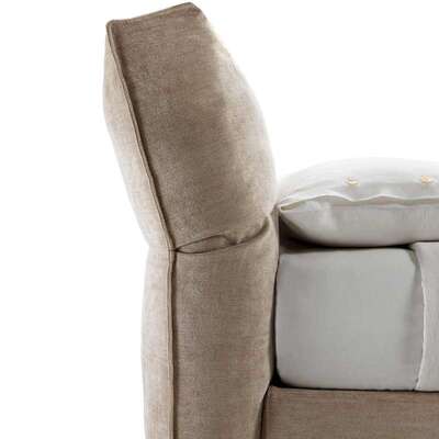 意式极简布艺双人床现代简约设计师创意小户型主卧Newbrige soft