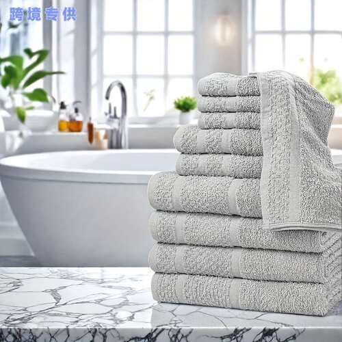 Absorbent Cotton Towels 10pcs Absorbent Soft Cotton Bath跨境