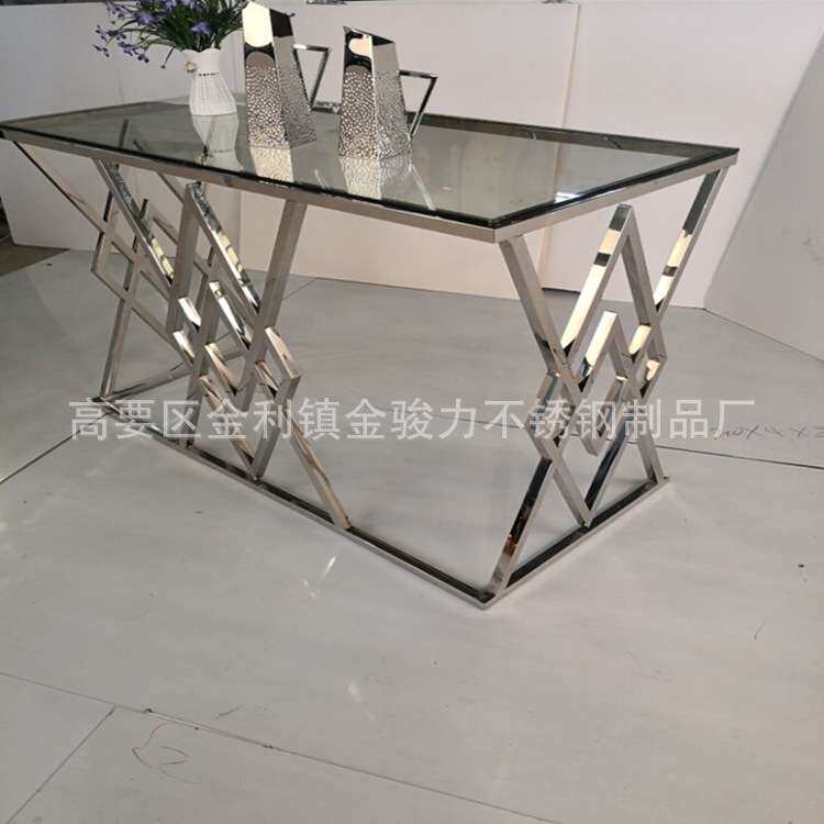 酒店自助餐布菲台不锈钢化玻璃冷餐茶歇台外宴会餐台点心展示架