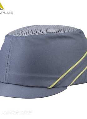 代尔塔102130轻型透气防撞运动安全帽黑色3cmPU涂层聚酰胺PE减震