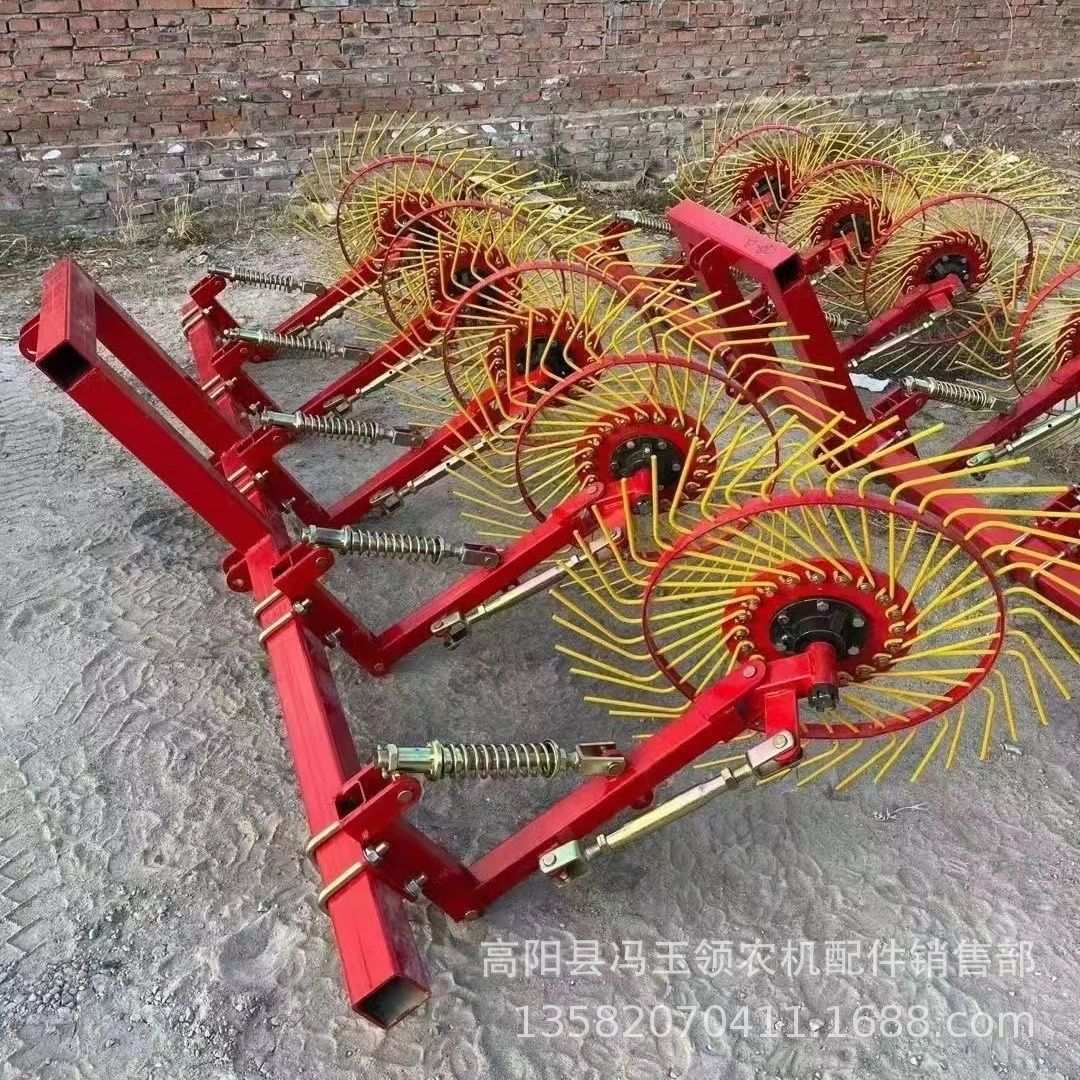 大型农机配件翻草耙子 快速好用拖拉机后悬挂翻草耙子翻草机配件