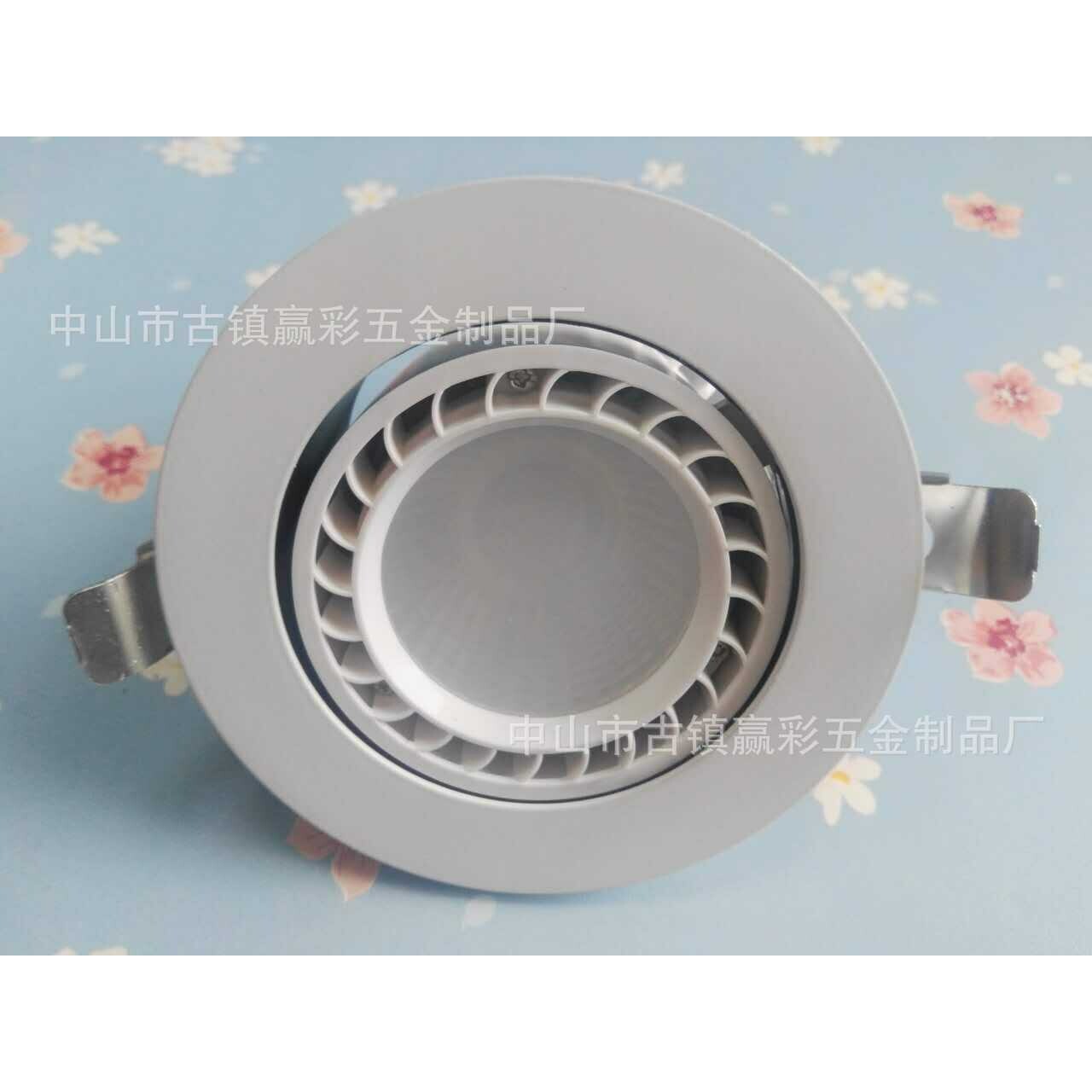 供应象鼻灯筒灯外壳 5寸 COB系列筒灯厂家直销  筒灯灯杯外壳