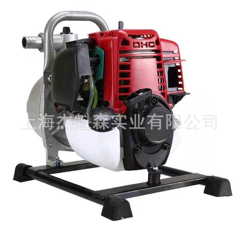 捍绿一寸抽水泵 手提式便携水泵 农用灌溉水泵 汽油小型抽水机
