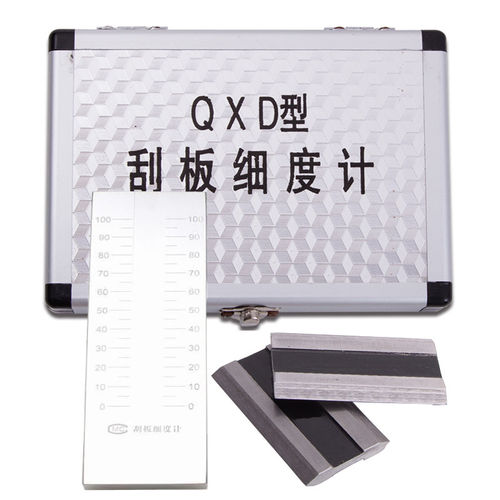 QXD刮板细度计0-25/50/100/150um 巧克力涂料颗粒细度仪板不锈钢