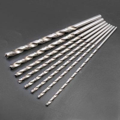 高速钢8pcs套装加长直柄麻花钻木工模板/塑料/铜铝板特长钻头钻咀