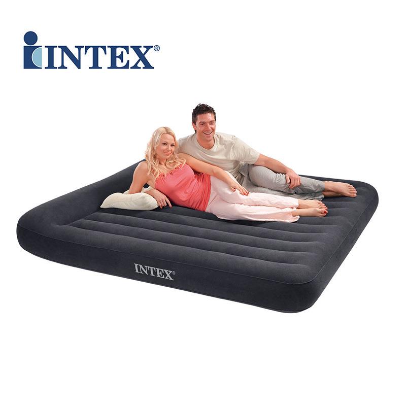 INTEX64144带枕头双人特大充气床垫 户外帐篷气垫床空气床宽1.8米图片