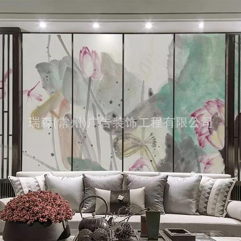 天花板吊顶奢华壁纸顶棚背景墙纸无缝壁画欧式神话油画人物墙布