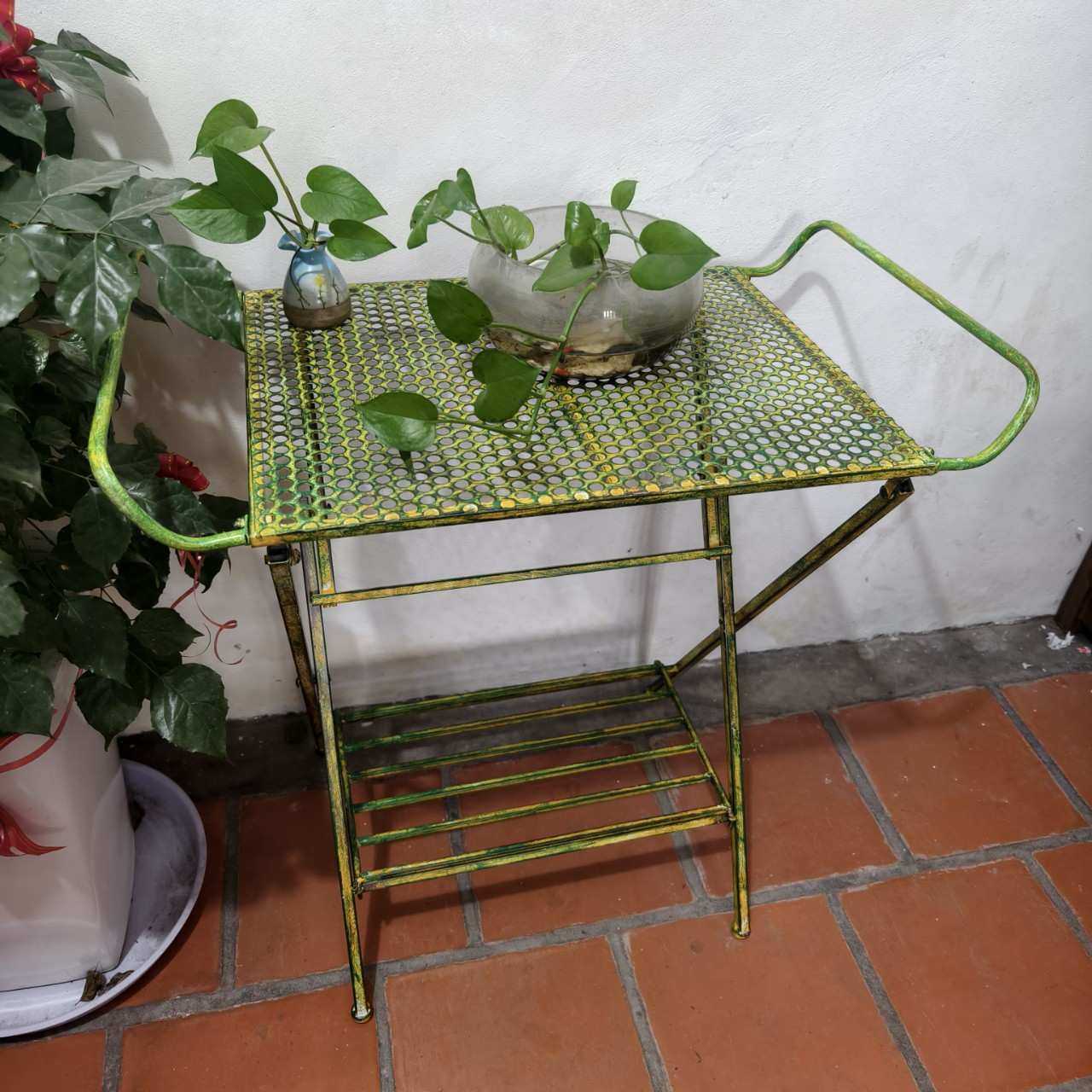 复古铁艺折叠花架边桌角几边几多功能操作台花桌子陈列架花凳茶几,3C数码配件,摄像机配件,淘宝优惠券,粉丝福利购,淘宝优惠卷