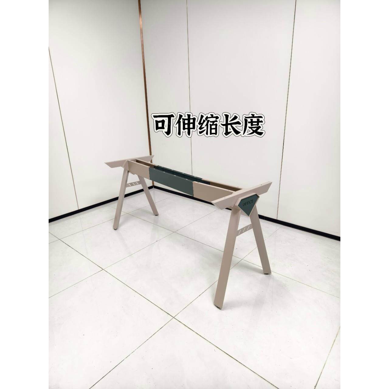 可伸缩长度厂家桌脚创意脚架办公桌支架北欧风简约桌脚牢固