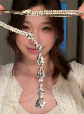 这条项链爆闪水钻出门被问N次