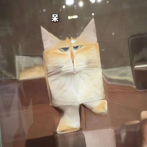像素小猫！马赛克玻璃透镜