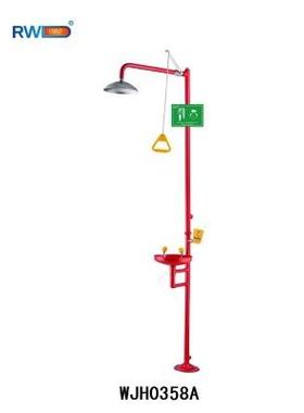 WJH0358A 不锈钢紧急喷淋洗眼器 304不锈钢复合式冲淋洗眼器