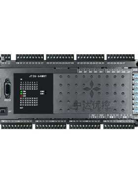 国产PLC 2路485 JT3U-64MRT-16MT-10AD-2DA 8轴 AD DA 温度