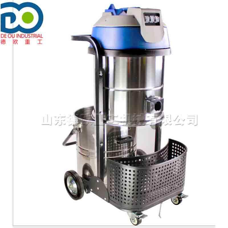 圆形不锈钢工业吸尘器 一机多用工业吸尘器 普通商用清理设备