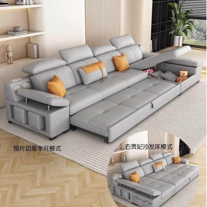 2025新款沙发床带拉床两种现代简约小户型两用可伸缩多功能沙发床