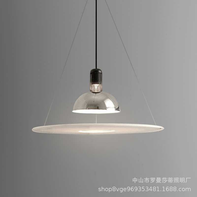 意大利餐厅吊灯Flos Frisbi经典设计师灯具书房餐桌简约飞碟吊灯