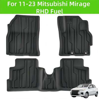 For 2011-2023 Mitsubish Mirage RHD Fuel TPE 3D Car Floor Mat