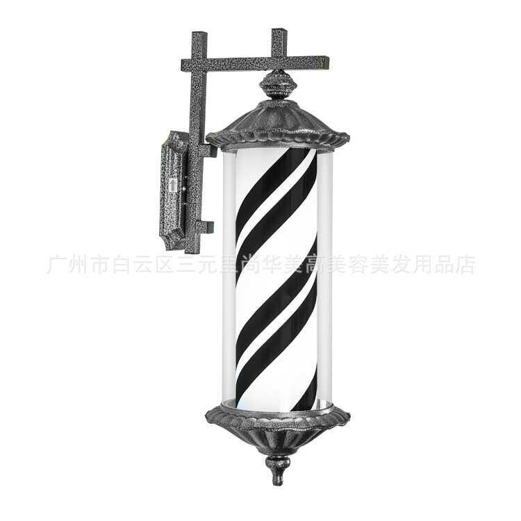 华美高铝材户外挂墙转灯LED理发店挂壁美发转灯发廊旋转灯灯箱