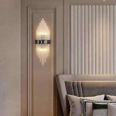 lanocreme轻奢水晶壁灯北欧现代简约客厅背景墙灯家用卧室床头灯