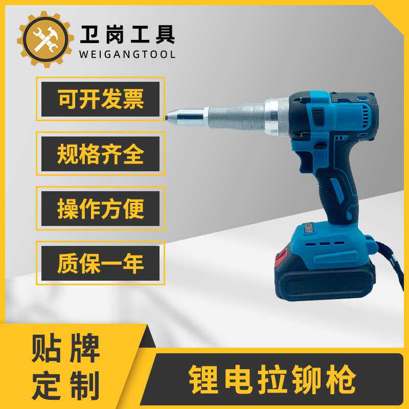 锂电全自动铆钉枪充电式工业级电动拉钉枪工具抽芯压铆钉头厂家