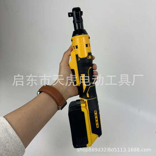 90度直角角向电动充电棘轮扳手12v/18V/28v锂电舞台桁架工具
