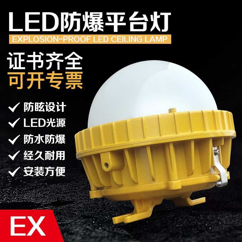 GB8035 LED防爆灯防水火工矿车间厂房加油站隔爆型照明灯30W40W
