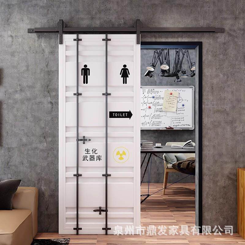 铁艺集装箱室厕所包厢卫生间门餐厅洗手间酒吧工业风复古loft复古